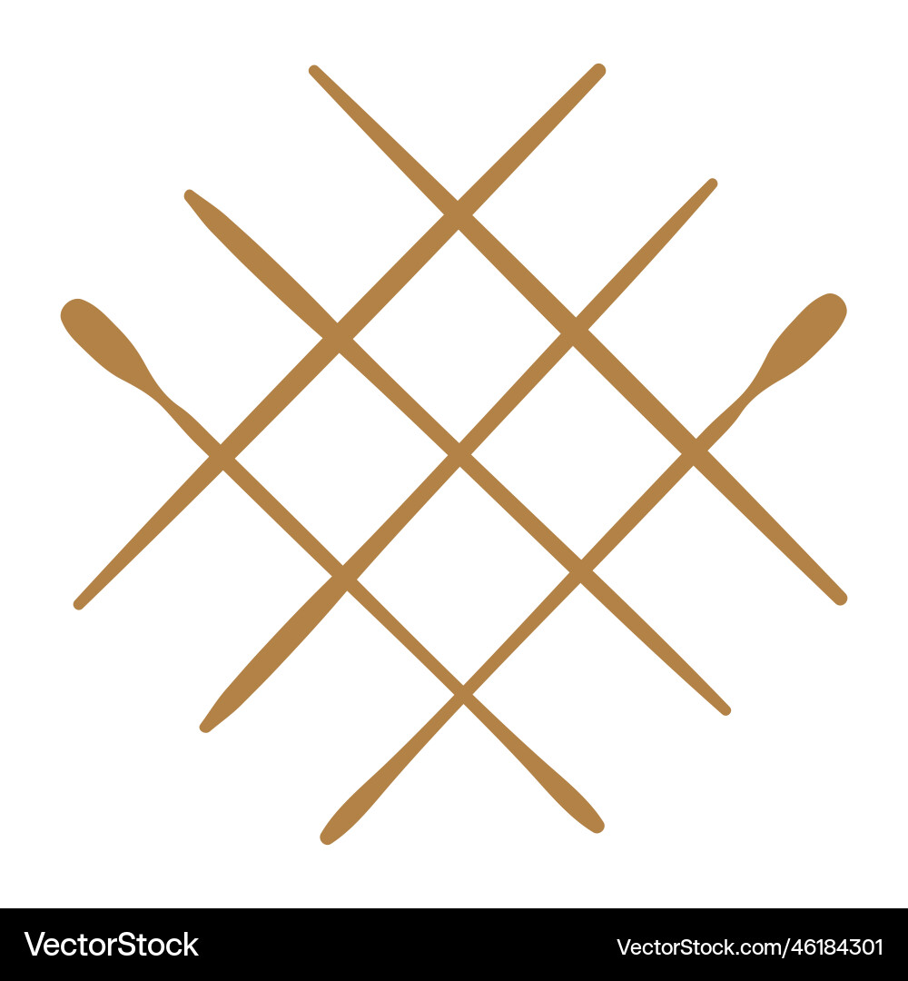 Geometric Mesh Lines Pattern vector image