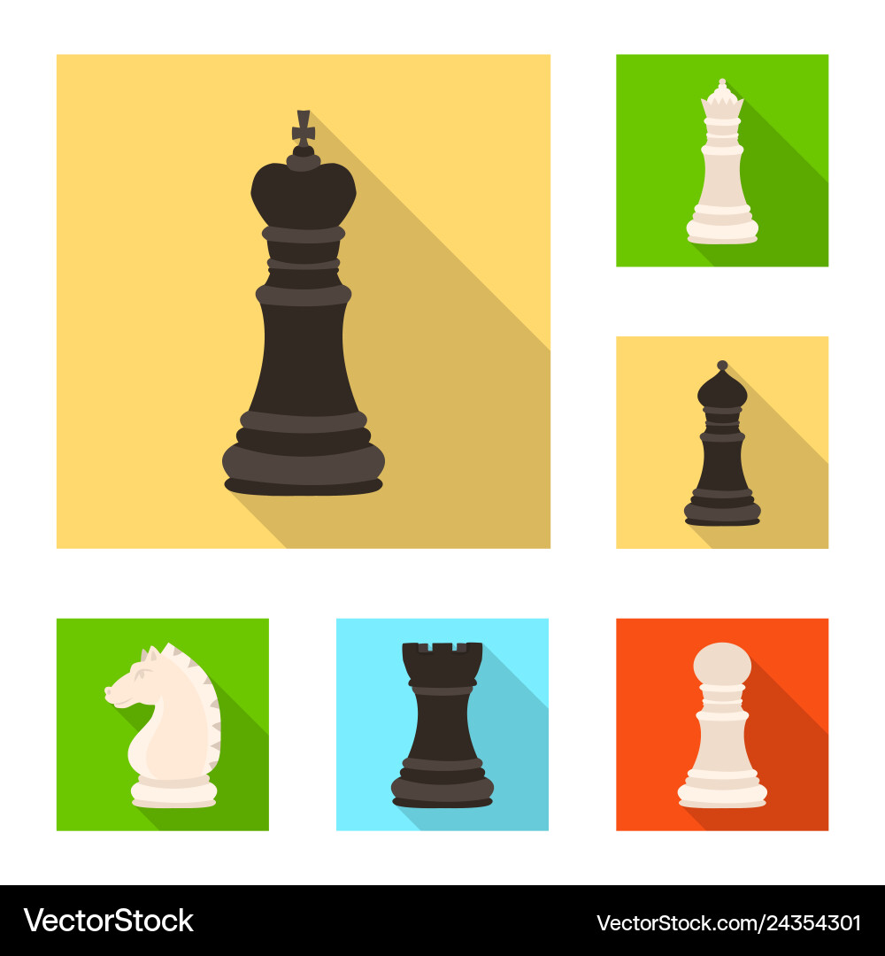Isolated object of checkmate and thin sign Isolated object of checkmate and thin sign vector image