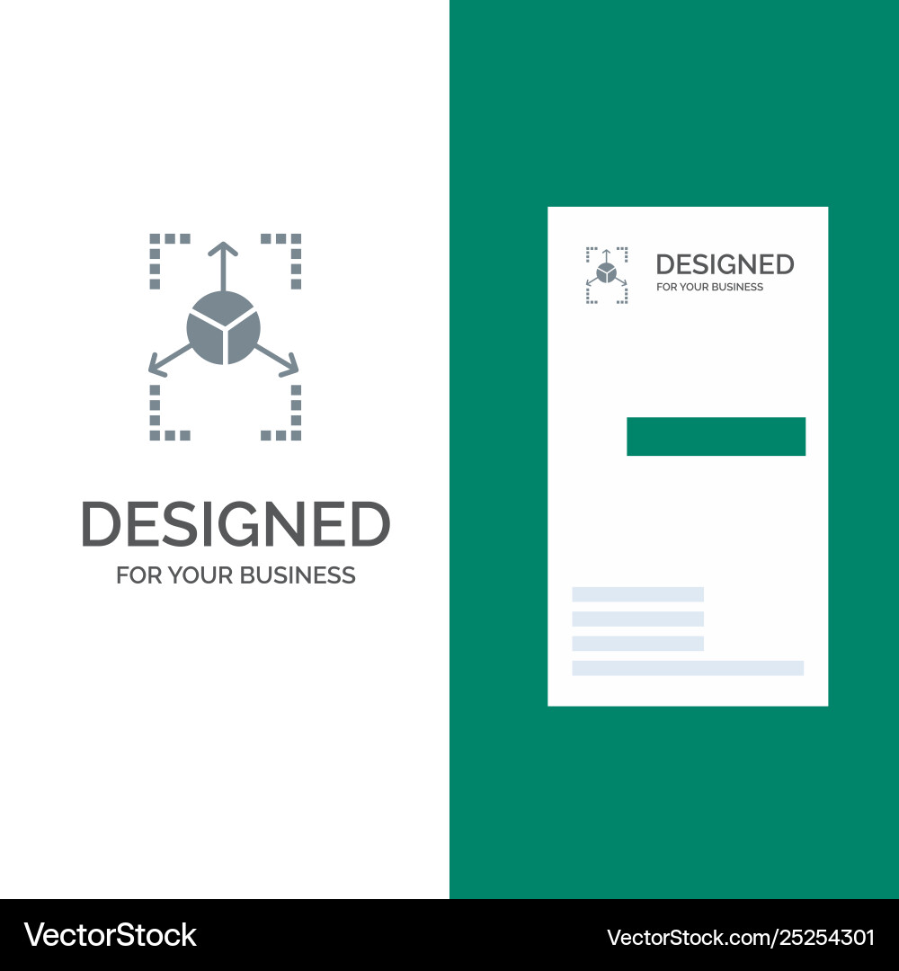 Prototype grid database chart grey logo design Prototype grid database chart grey logo design vector image