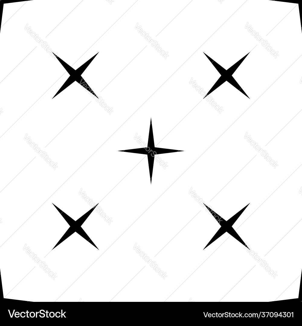 Repeatable seamless star shape pattern Repeatable seamless star shape pattern vector image