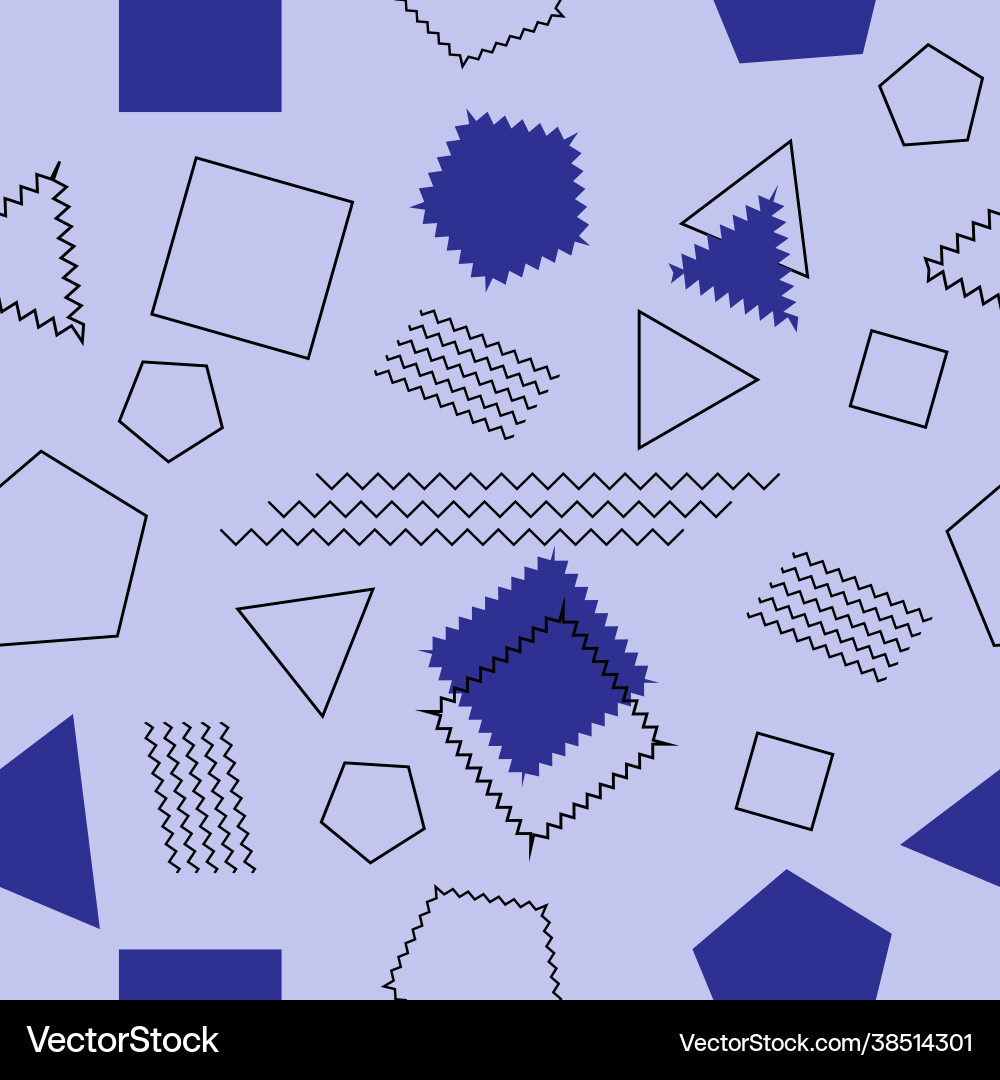 Seamless colored background pattern various vector image