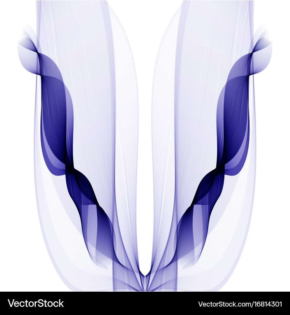 Smooth abstract border wave soft dotted background Vector Image