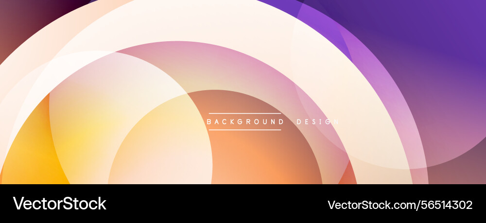 Abstract circles overlap creating warm orange Abstract circles overlap creating warm orange vector image