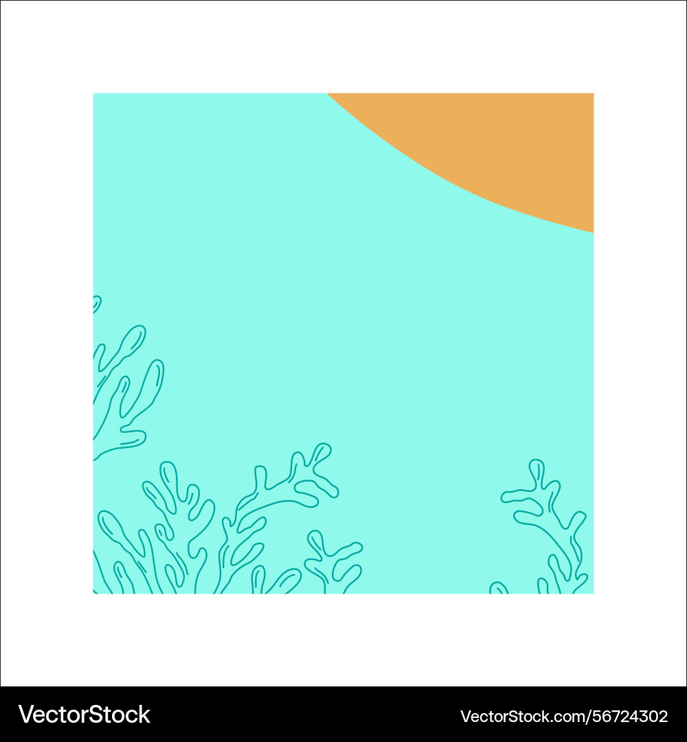 Abstract color summer background in figure square Abstract color summer background in figure square vector image