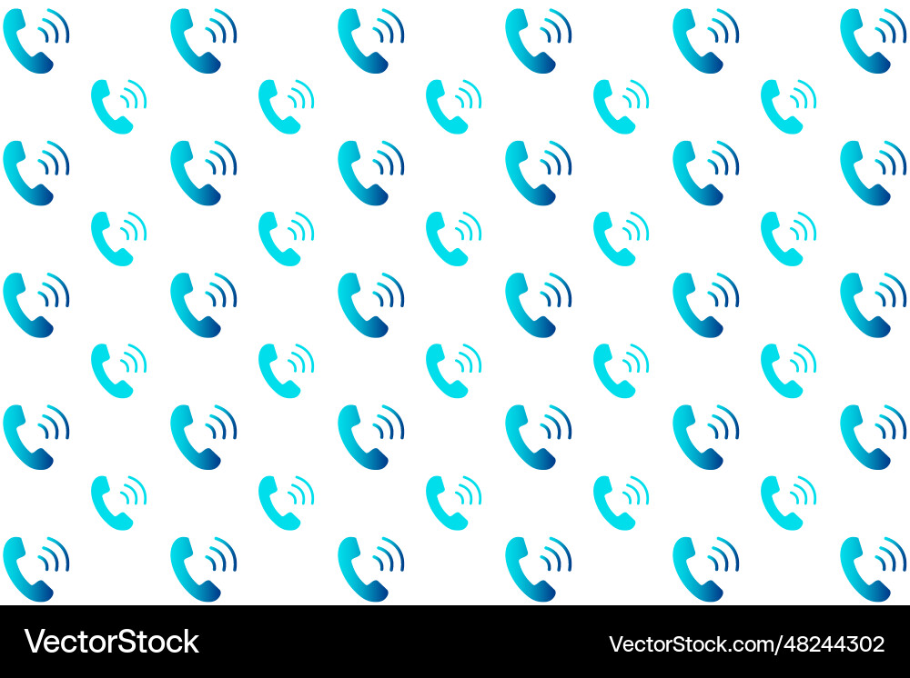 Abstract phone call pattern background Abstract phone call pattern background vector image