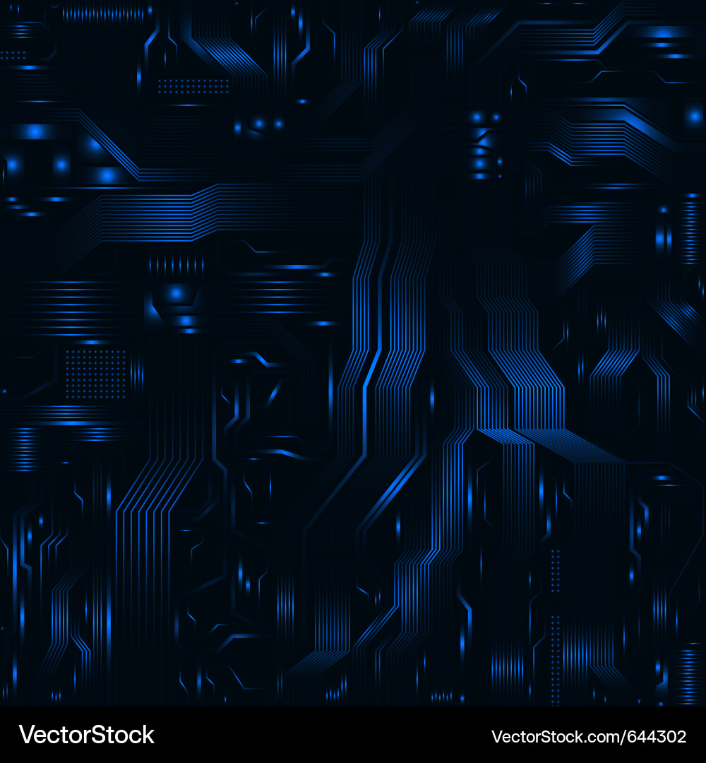 Dynamic Circuit Pattern vector image