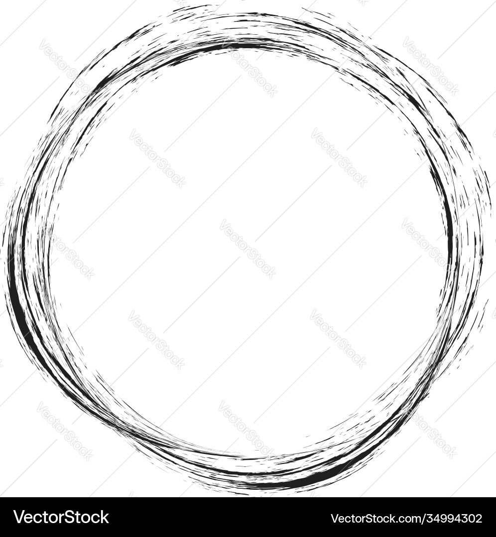 Grungy circle blob blotch Grungy circle blob blotch vector image