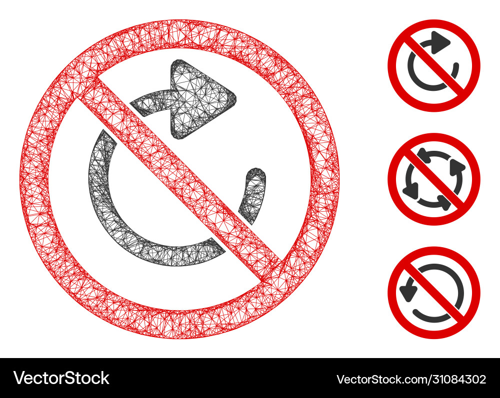 No rotation polygonal web mesh No rotation polygonal web mesh vector image