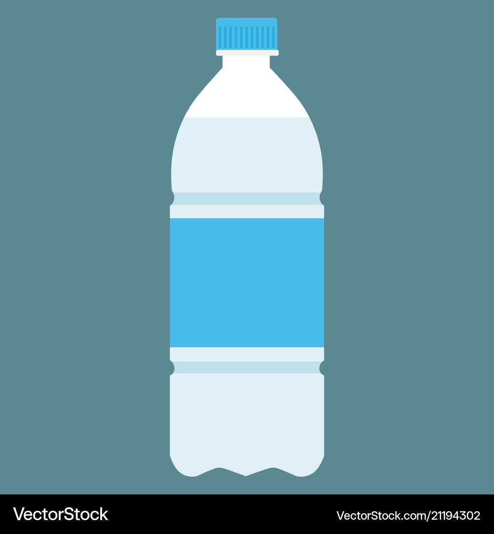 Plastic bottle of fresh water icon Plastic bottle of fresh water icon vector image