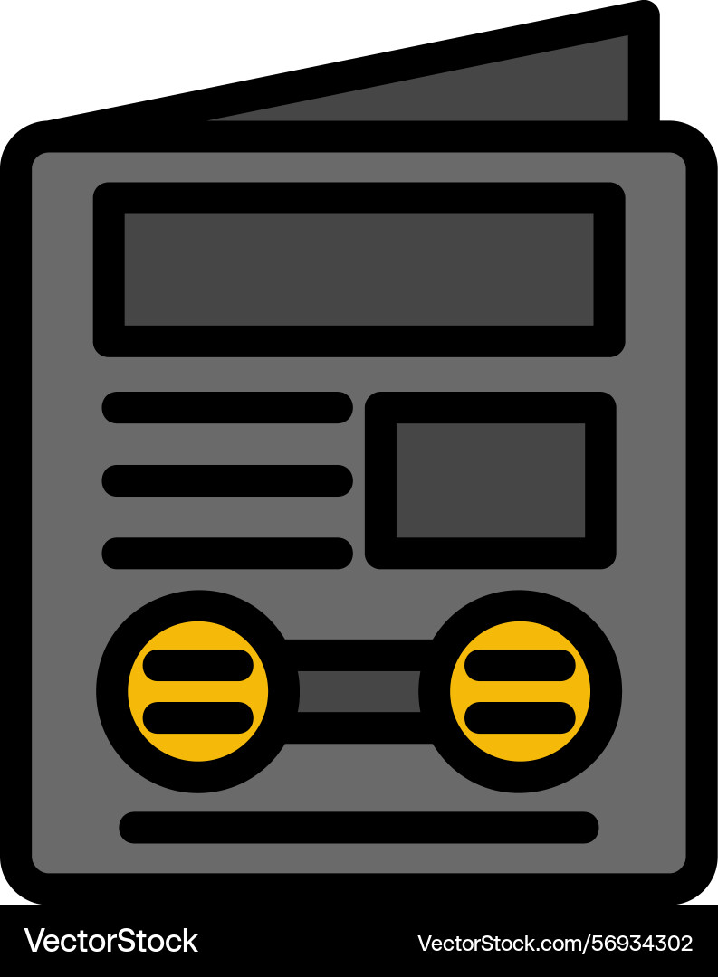 Script line filled style icon design vector image