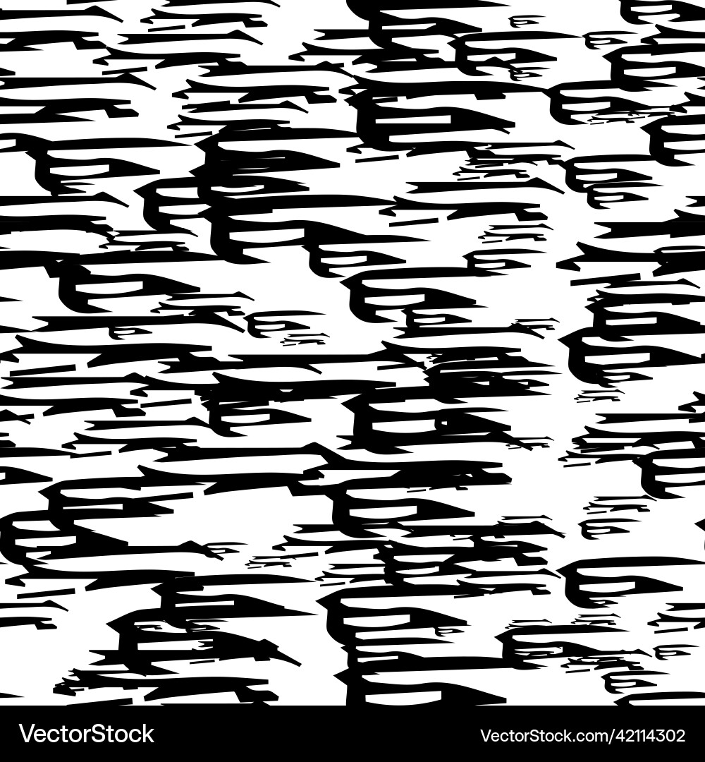 Seamless pattern with sketch squiggle Seamless pattern with sketch squiggle Vector Image