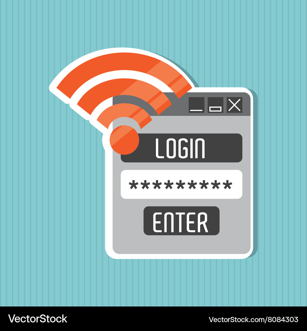 Security system design vector image