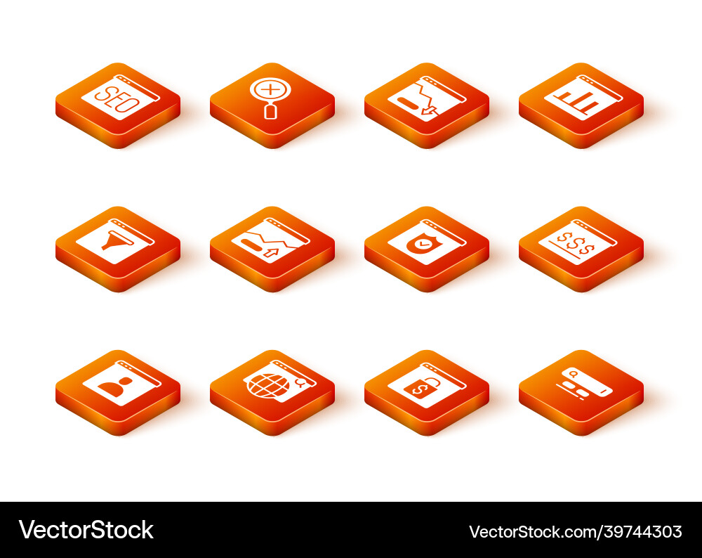 Set create account screen search engine browser Set create account screen search engine browser vector image