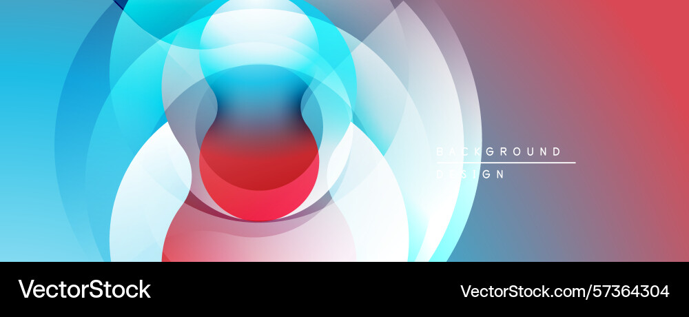 Abstract circular design overlapping translucent Abstract circular design overlapping translucent vector image