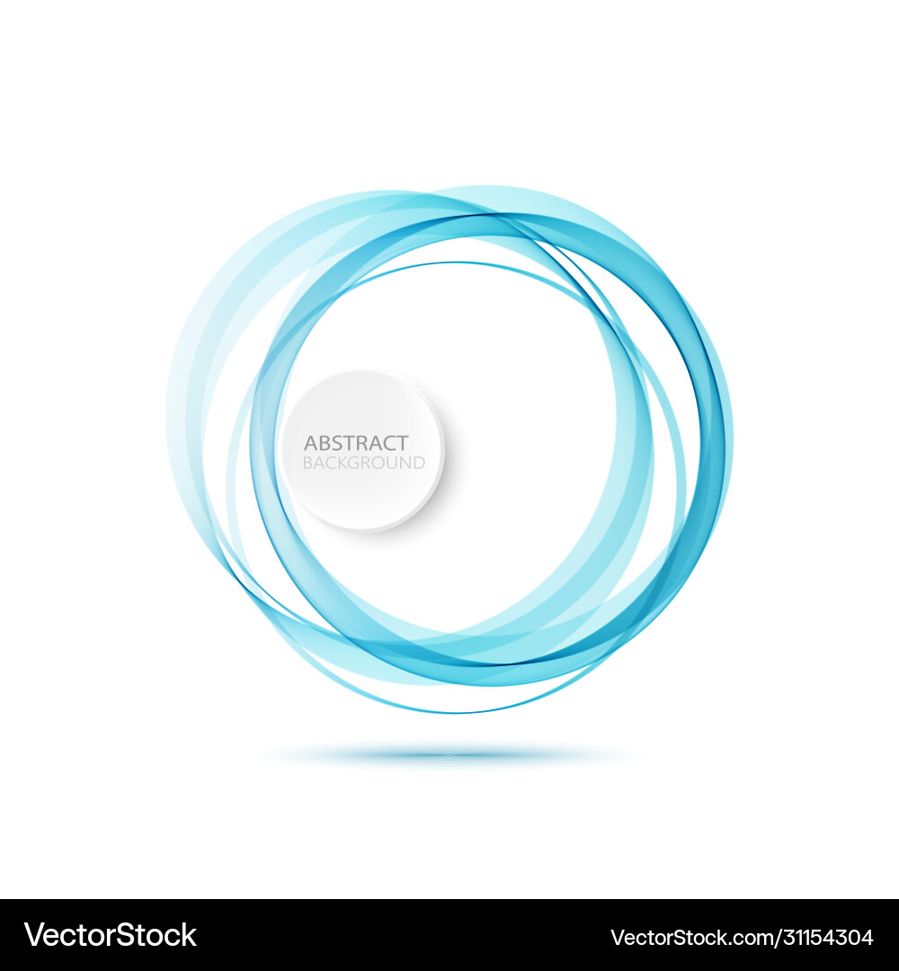 Abstract smooth light circle background Vector Image