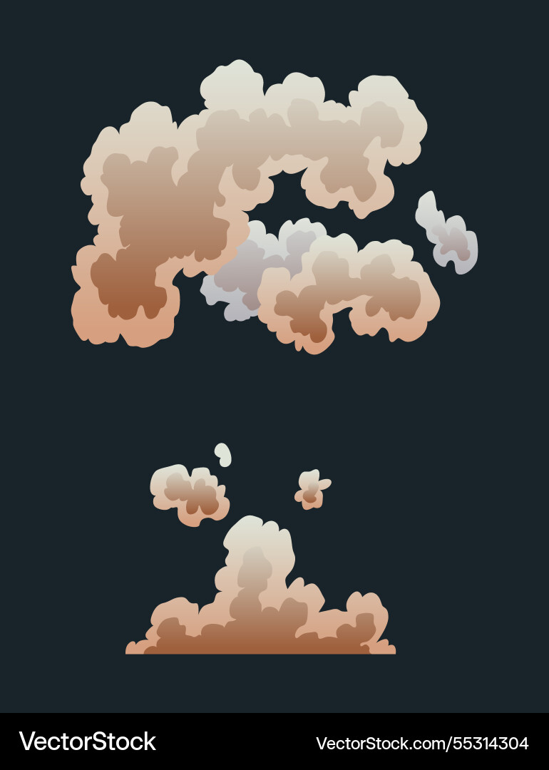 Explosion animation for game Explosion animation for game vector image