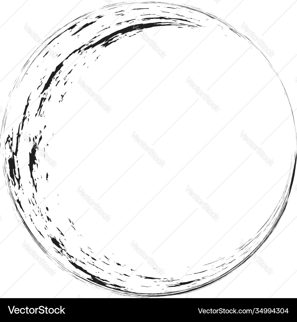 Grungy circle blob blotch Grungy circle blob blotch vector image