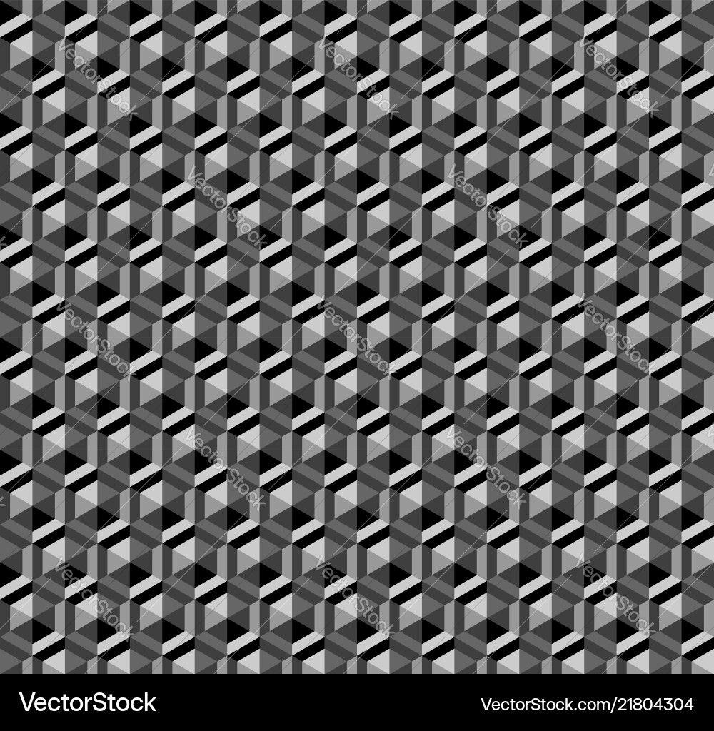 Hexagonal Geometric Pattern Vector Image