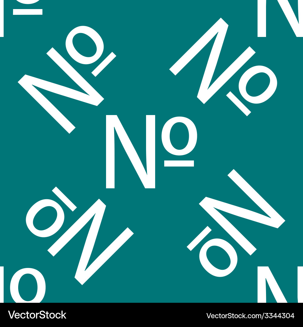 Number web icon flat design seamless pattern vector image