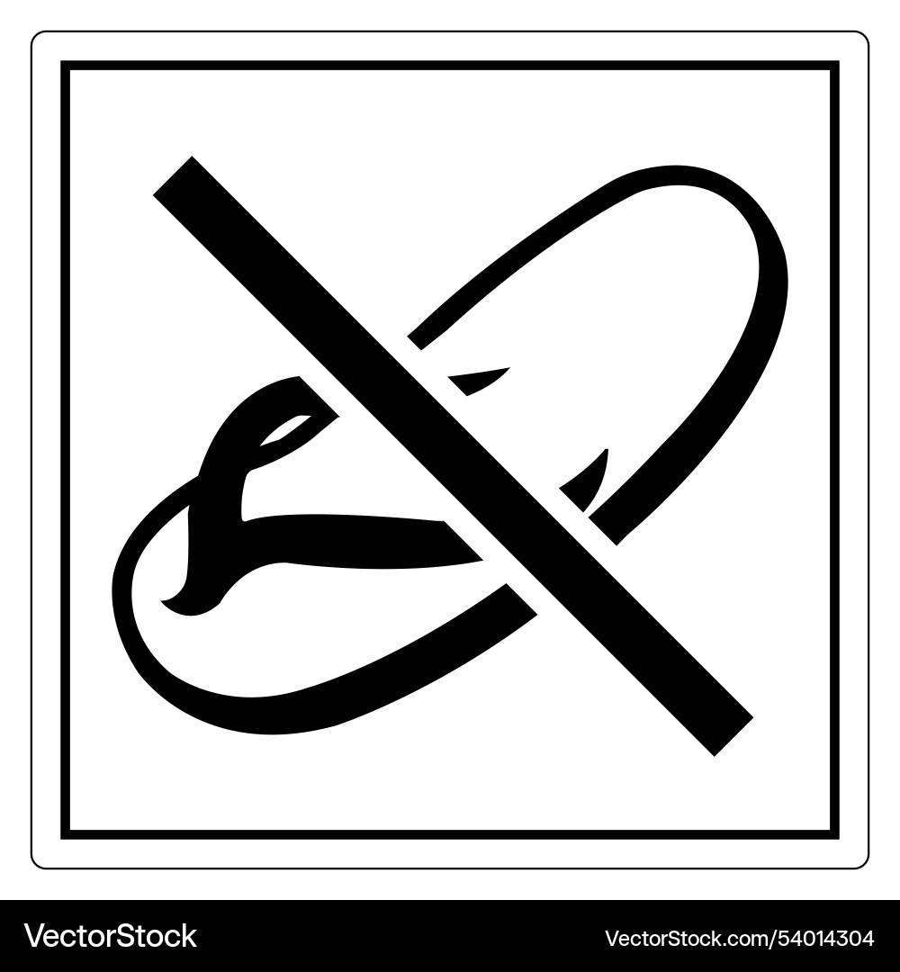 Symbol of prohibition on circular object usage Symbol of prohibition on circular object usage vector image