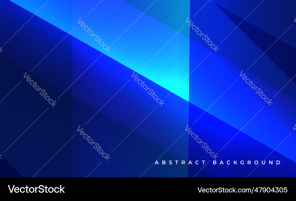 Abstract blue background with geometric dynamic Abstract blue background with geometric dynamic vector image
