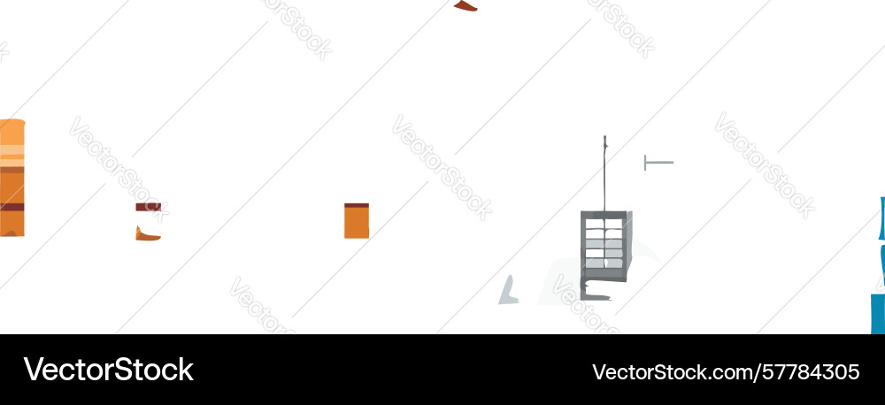 Abstract broken line elements background design vector image