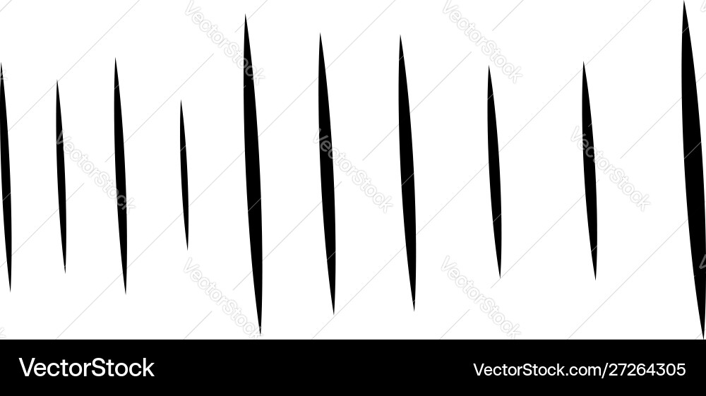 Großformat dynamische Aktionslinien zufällig parallel Vektorbild