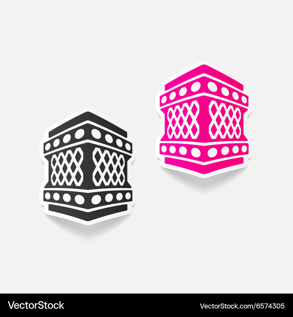 Realistic design element lantern Vector Image