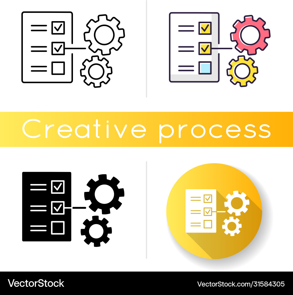 Technical task icon Technical task icon Vector Image