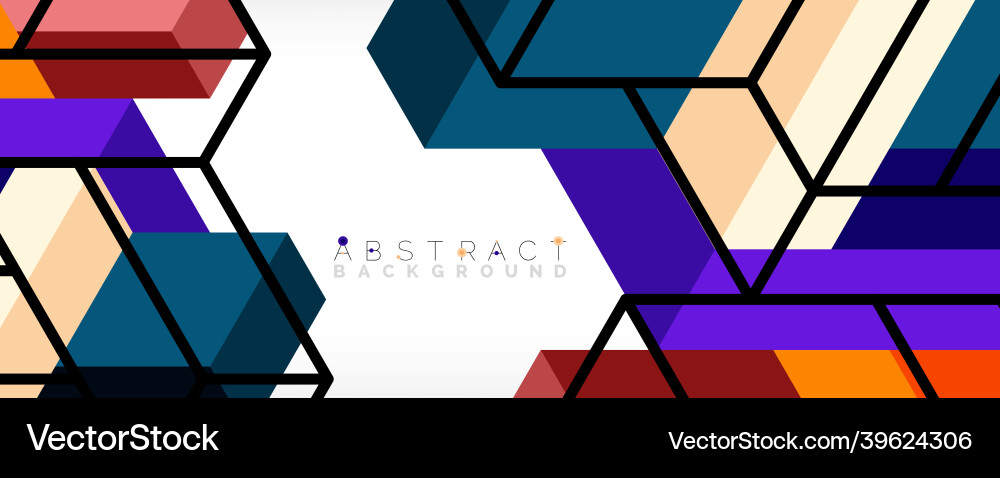Abstract background 3d cubes cubic elements Abstract background 3d cubes cubic elements vector image