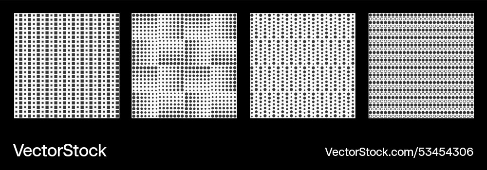 Abstract seamless dots pattern vector image
