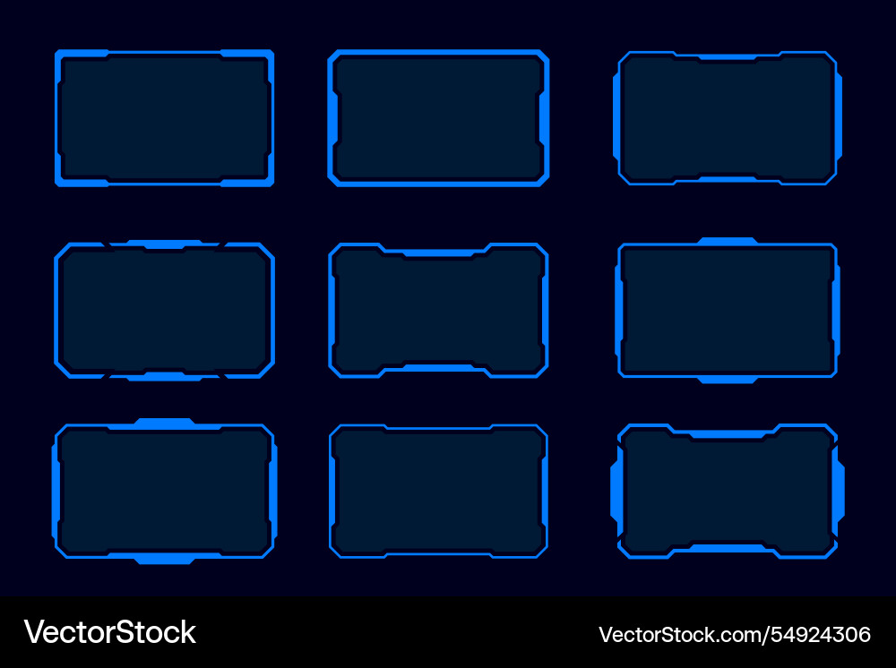 Abstrakt sci fi Frame Template Layout futuristisch Abstrakt sci fi Frame Template Layout futuristisch vektorbild