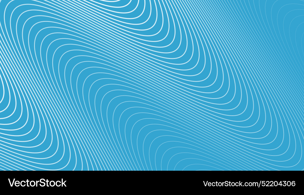 Cyan blue abstract background with curve line Vector Image