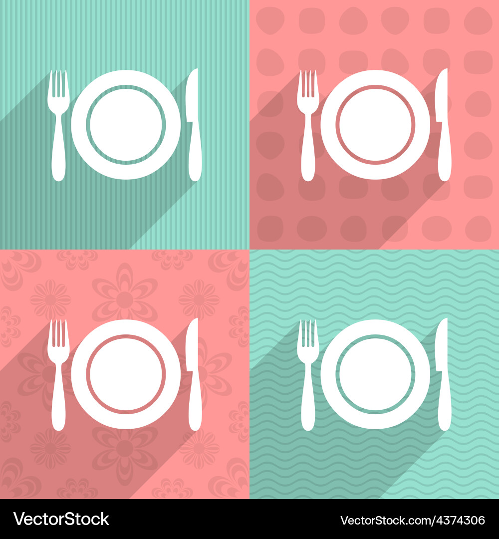 Menu icon on colorful backgrounds Vector Image