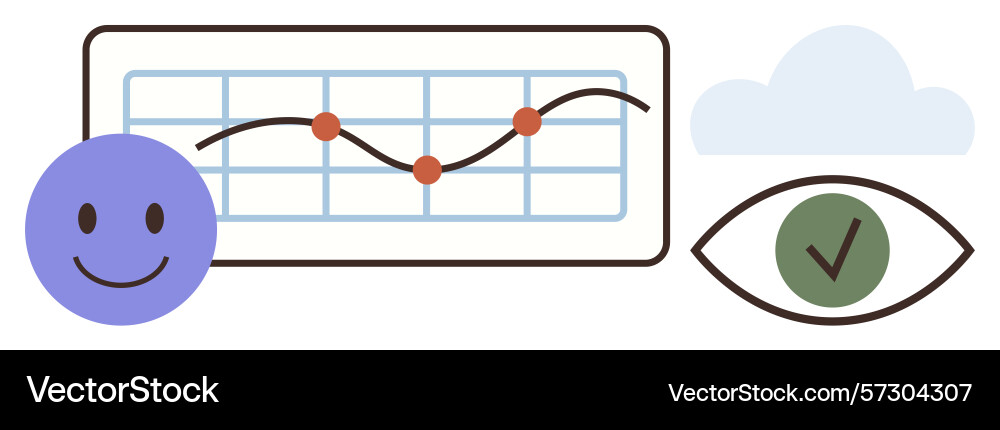 Data optimization with analytics user Data optimization with analytics user vector image