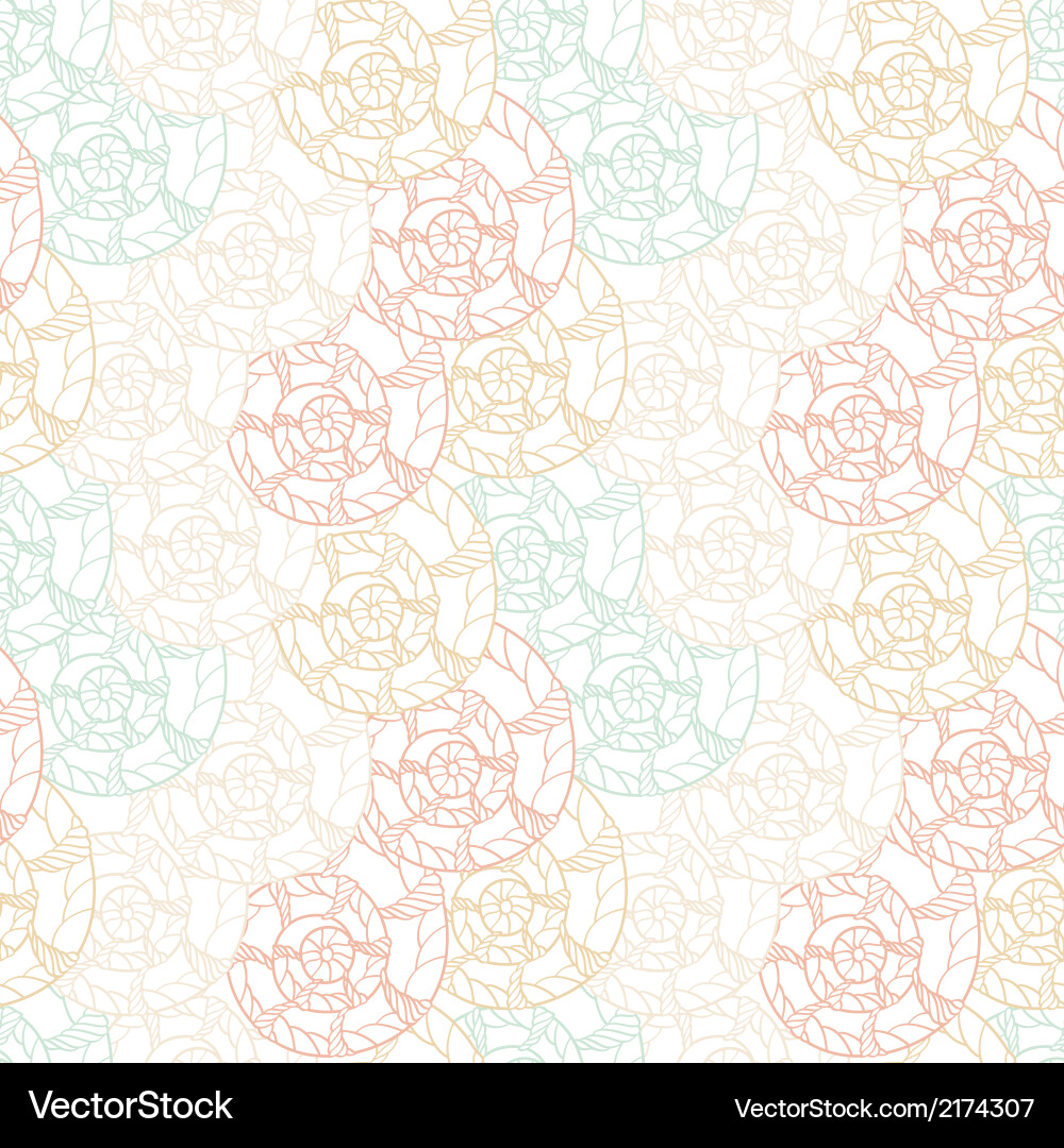 Pastel Abstract Circles Pattern vector image