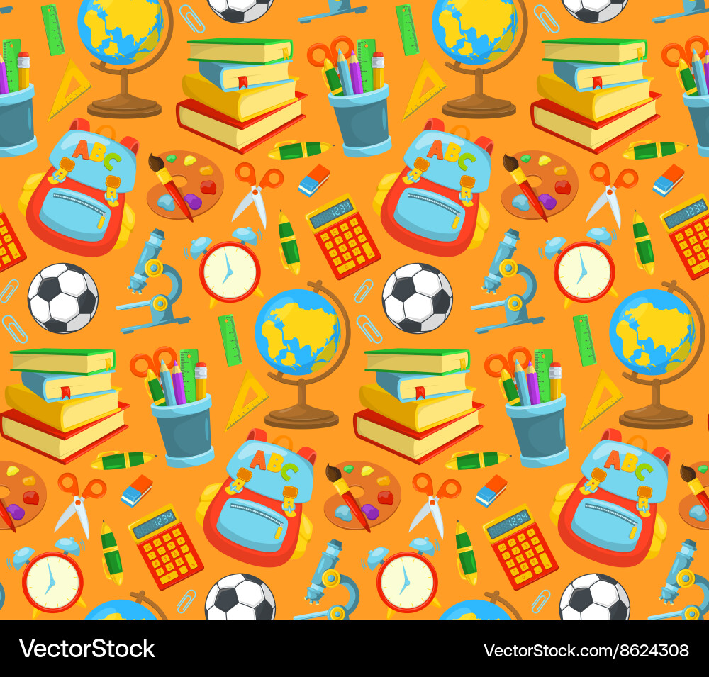 Different school objects Vector Image