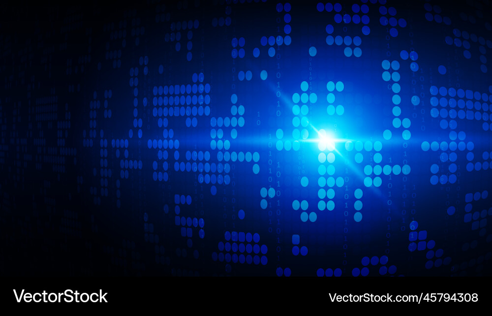 Technology background with hi-tech digital Technology background with hi-tech digital vector image