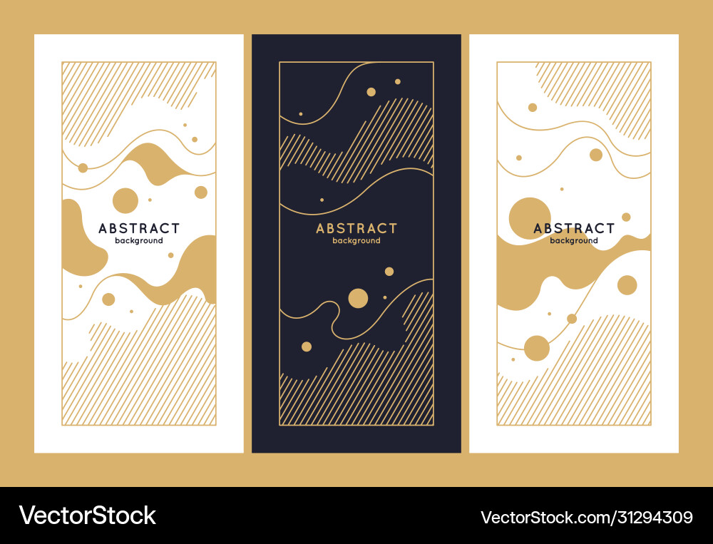 A set modern backgrounds with abstract elements A set modern backgrounds with abstract elements vector image