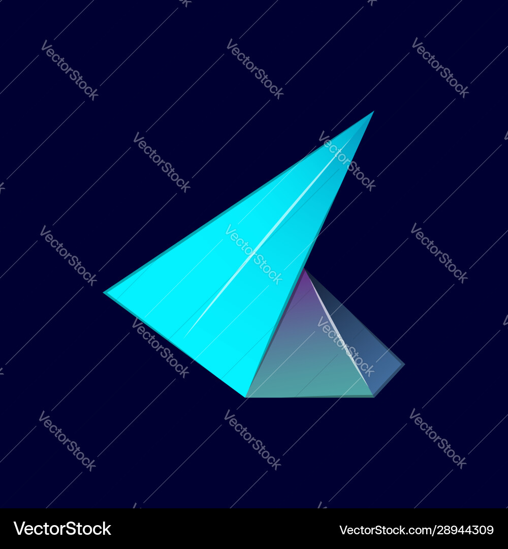 Abstract gradient color icon design for your Vector Image