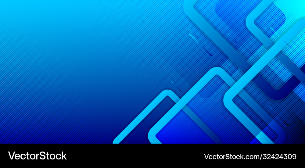 Abstract minimal style blue gradient background vector image