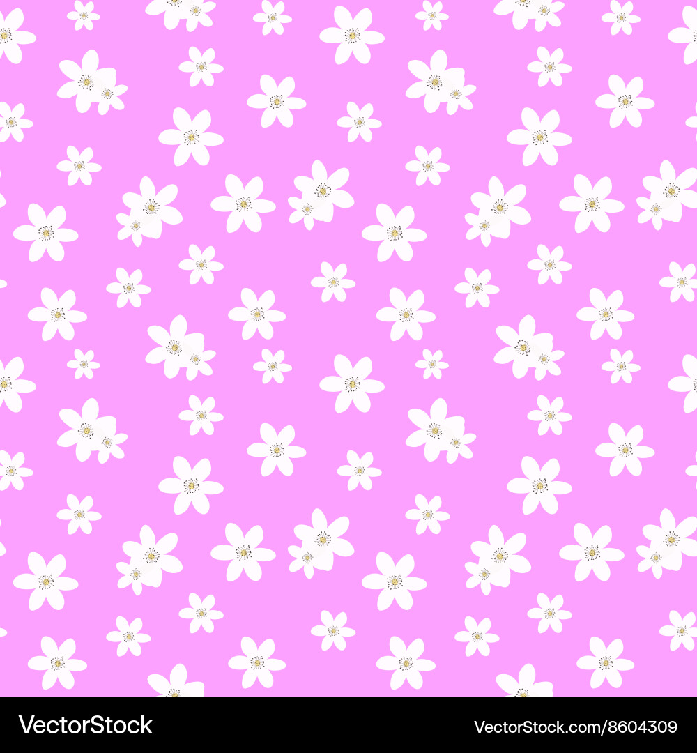 Abstract simple flower seamless pattern background Abstract simple flower seamless pattern background vector image