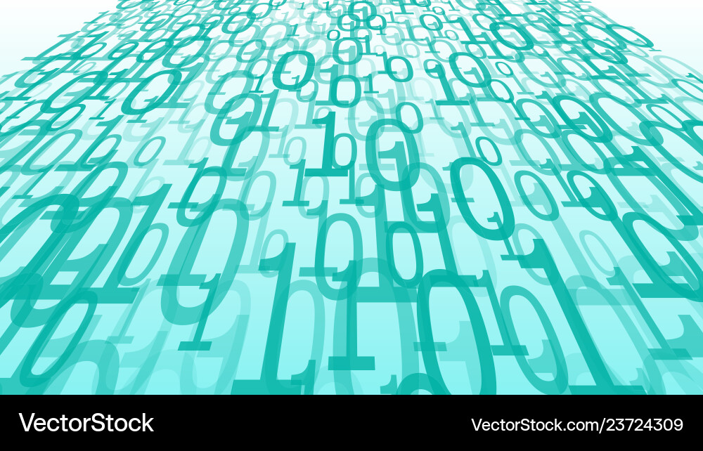 Cybersecurity of big data algorithm cyberspace Vector Image