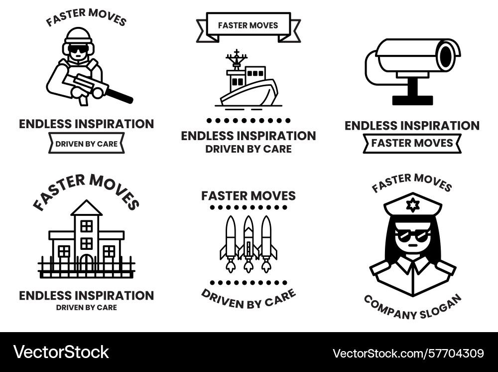 Faster moves is the title of image Vector Image