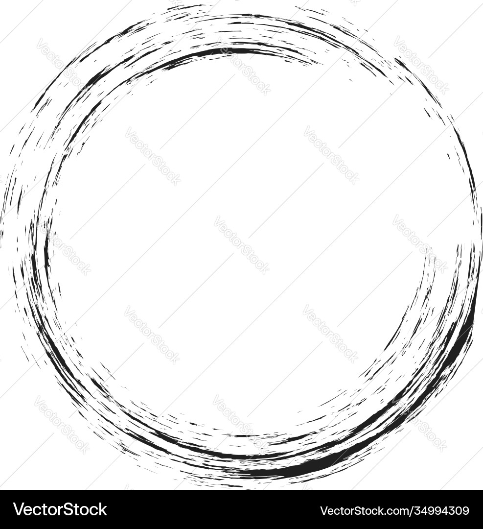 Grungy circle blob blotch Grungy circle blob blotch vector image