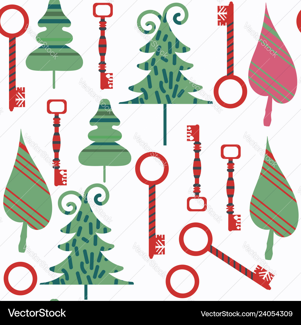 Keys abstract seamless pattern it is located Keys abstract seamless pattern it is located vector image