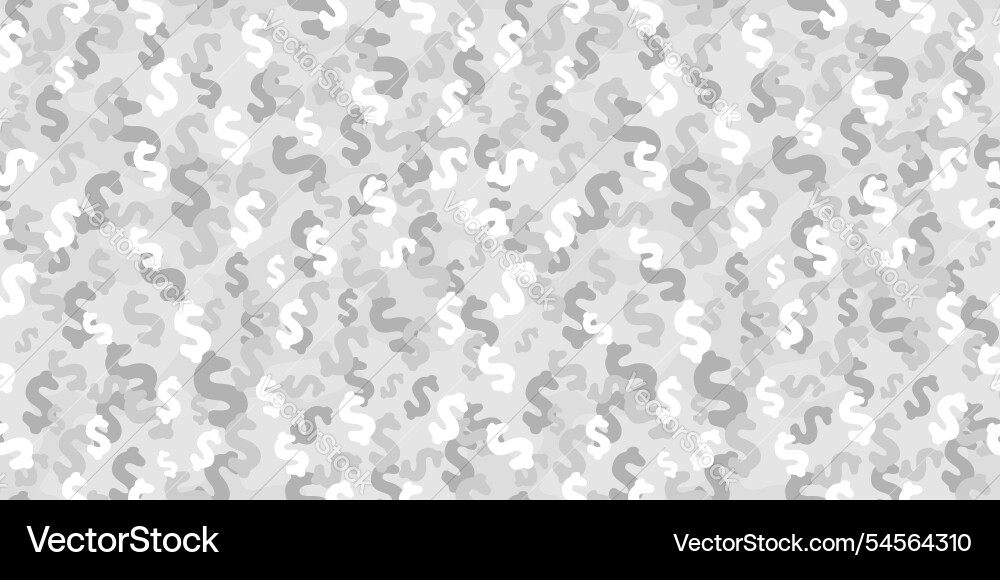 Camouflage military pattern with dollar sign Camouflage military pattern with dollar sign vector image