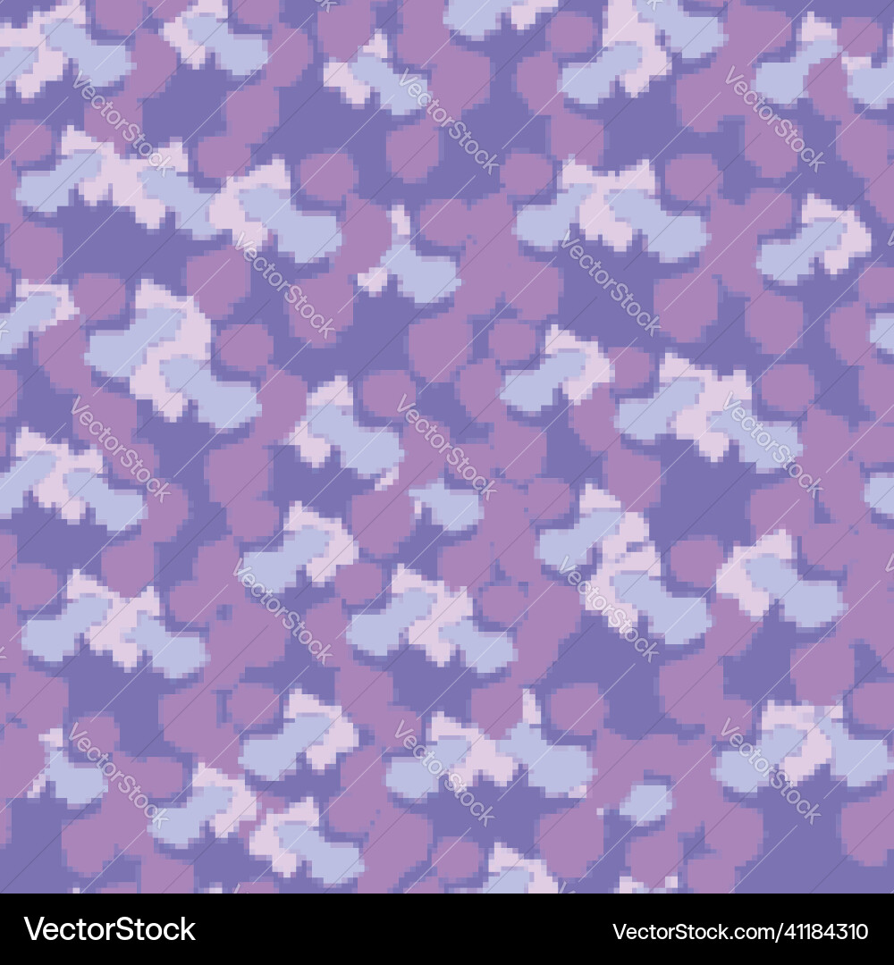Camouflage seamless pattern in pixel style Camouflage seamless pattern in pixel style vector image