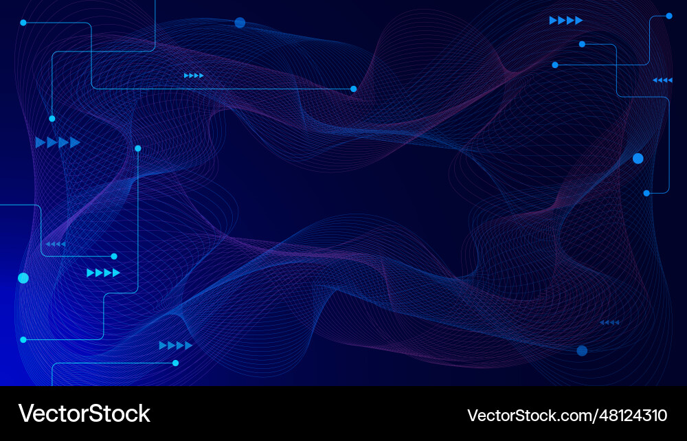 Cyber of big data visualization technology concept Cyber of big data visualization technology concept vector image