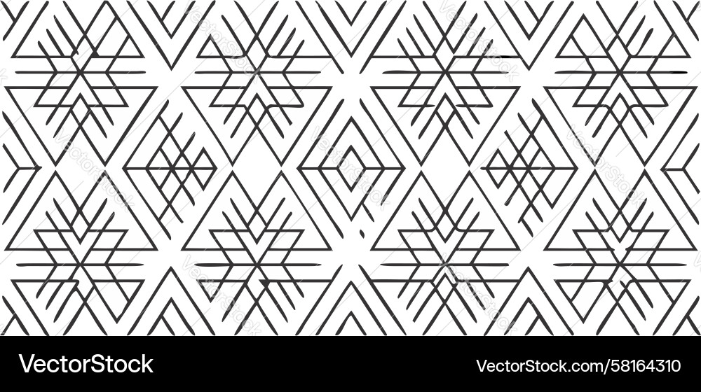 Intersecting Diamond Lattice Pattern Vector Image